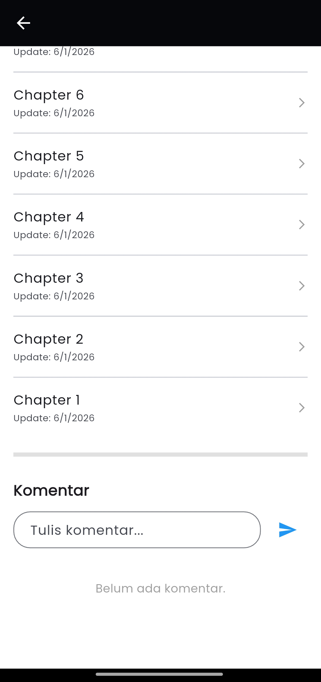 Preview Halaman komentar